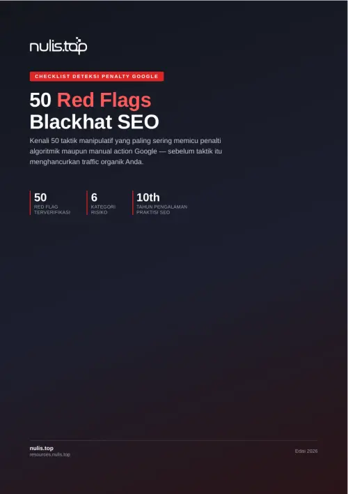 50 Red Flags Blackhat SEO Checklist